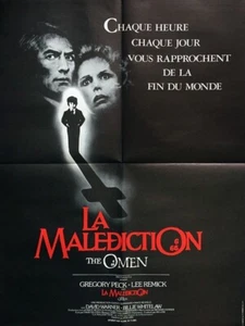Affiche Pliée 60x80cm LA MALEDICTION / THE OMEN 1976 Gregory Peck NEUVE - Imagen 1 de 1