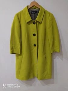 Ladies Planet Lime Green jacket size 10 3/4 Sleeve & 3/4 Length VGC - Picture 1 of 4