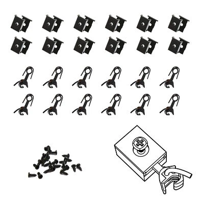 12pcs HO Scale 1:87 E-Z Mate Magnetic Knuckle Couplers with Pockets Screws - Image 1 of 4