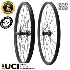 Set ruote mtb carbonio 29er boost 110*15mm 148*12mm 30 35 36 37mm profondità tubeless - Foto 1 di 23