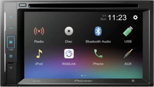 Pioneer AVH-240EX 6.2" Double-DIN DVD Touchscreen Multimedia Alexa Receiver - Picture 1 of 3