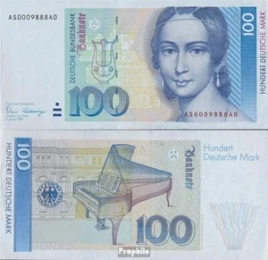 Banknote FRD (FR.Germany) 1989 Rosenbg: 294a Series: as used (III) 1989 100 Mark - Picture 1 of 1