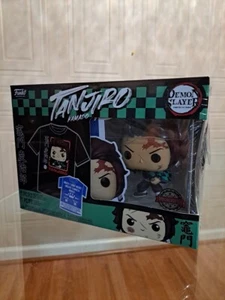 ¡NUEVO Funko POP! Camisetas: Demon Slayer - ¡Tanjiro Kamado POP! & Camiseta M (objetivo) MEDIANA - Imagen 1 de 5