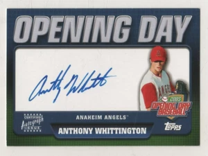 2005 Topps Opening Day Autographs Anthony Whittington Anaheim Angels Auto BV$10 - Picture 1 of 1