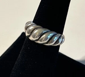 Carolyn Pollack Relios Sterlingsilber 925 Silber Twist Kuppel Band Ring Größe 7 - Bild 1 von 5