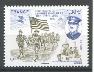 FRANCE 5156 CENTENAIRE DE L'ENTREE EN GUERRE DES USA. NEUF xx. LUXE. - Picture 1 of 1