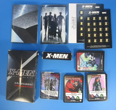 X-Men Trading Card Game 2-Player Starter Deck Set 2000 Open Wizards of Coast - Image 1 of 4