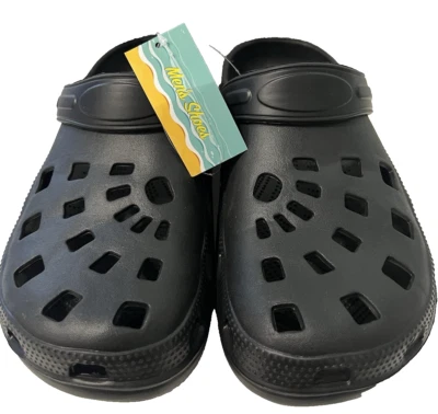 Zuecos para hombre Gina Group talla XL 11 correa negra RNM 121229 Foto 1 de 4