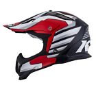 Casco Helm Casque Helmet KYT STRIKE EAGLE Wings White Red 2018 YSEA0014