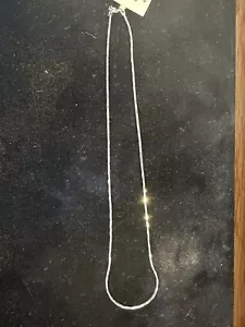 Cadena de plata de ley 925 de 16" con diseño trenzado - Imagen 1 de 3
