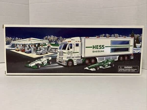 HESS 2003 Toy Truck and Race Cars Lights & Sound New In The Box - Picture 1 of 8