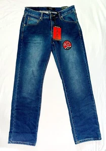 NWT New ETHANOL Mens Premium Denim Straight Leg Dark Wash Blue Jeans: 30” x 32” - Picture 1 of 5