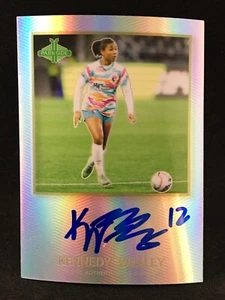 Kennedy Wesley 2024 Parkside NWSL Pacific SIGNATURES RC Auto San Diego Wave A - Picture 1 of 2