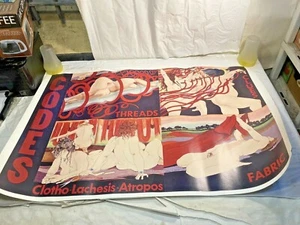 Vtg Male & Female Nude Screenprint Poster By William Anton Kleiner Moulin Rouge - Picture 1 of 5