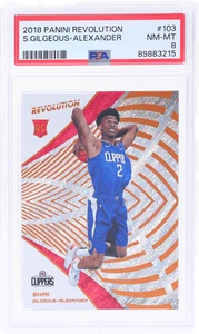 2018 Panini Revolution Shai Gilgeous-Alexander #103 PSA 8 Rookie RC - Picture 1 of 2
