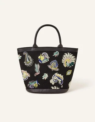 Bolso Shopper Monzón Accesorio Londres Bordado Paisley Foto 1 de 4