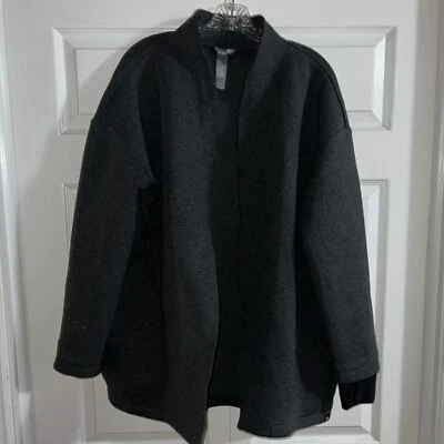 Cárdigan chaqueta plumero envolvente abierta gris MPG talla XLarge usado en excelente estado envío gratuito Foto 1 de 4