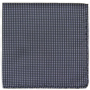 New Men's poly Pocket Square Hankie Handkerchief Gray checkers formal - Picture 1 of 2