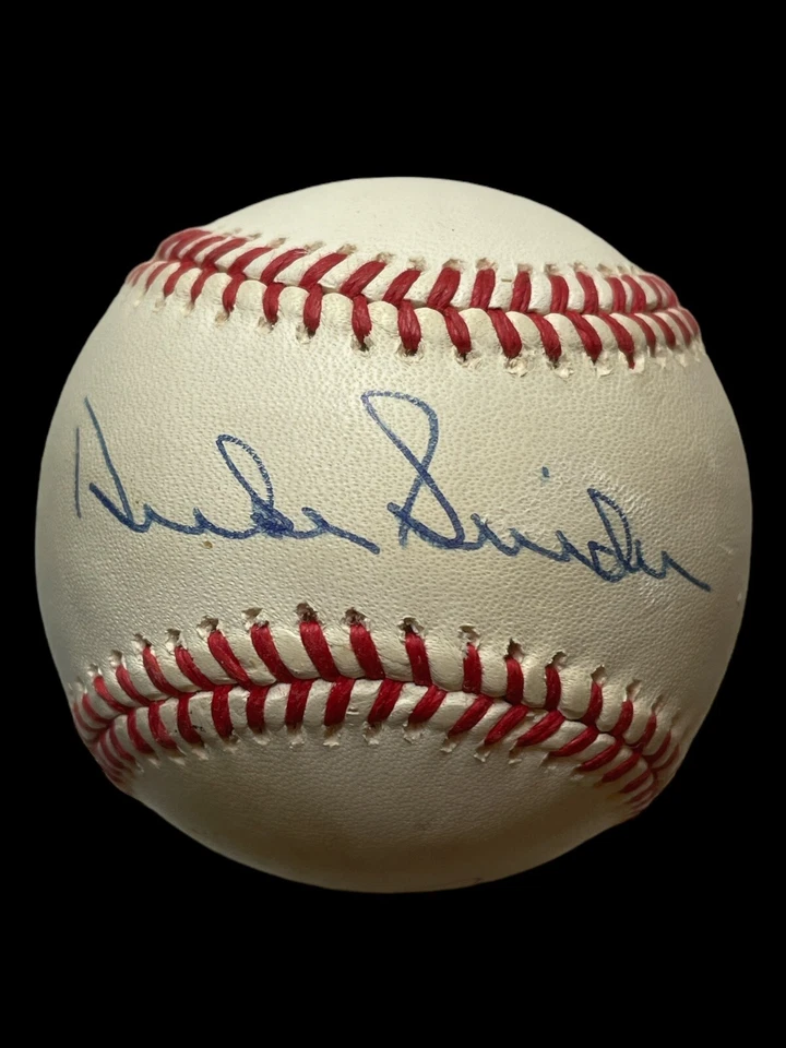 Duke Snider Johnny Podres Dodgers Signed Autographed OMLB William White Baseball - Image 1 of 3