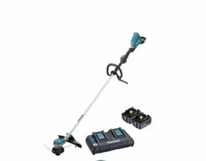 NEW Makita 36V (18Vx2) Brushless Loop Handle Line Trimmer Kit Battery + Charger - Picture 1 of 4