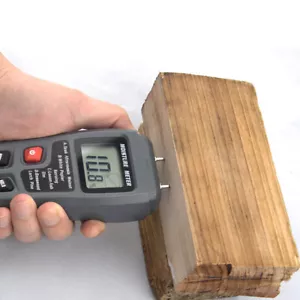 Feuchtigkeits Messgerät Holz Feuchtigkeitsmessgerät Wand Bau Feuchte Messer LCD - Bild 1 von 10