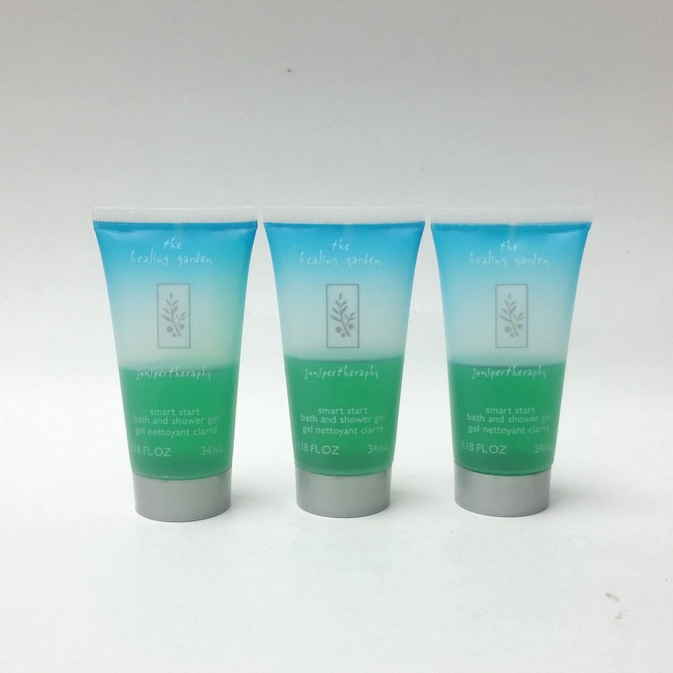 The Healing Garden Junilertheraphy 1,18 OZ Smart Start gel de ducha de baño lote de 3 Foto 1 de 1