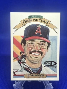 2001 Donruss 20th Anniversary Diamond King Reggie Jackson #d/1983 Insert - Bild 1 von 2