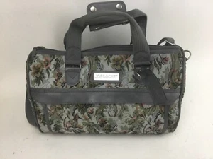 Vintage Jordache Floral Tapestry Carry On Luggage Overnight Travel Duffel Bag - Picture 1 of 3