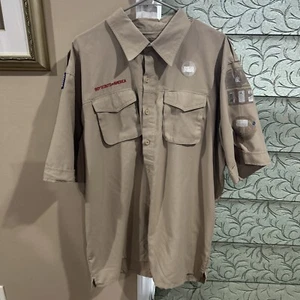 Vented Microfiber Poly Boy Scout BSA UNIFORM SHIRT Men’s XL New Style I8 - Picture 1 of 8