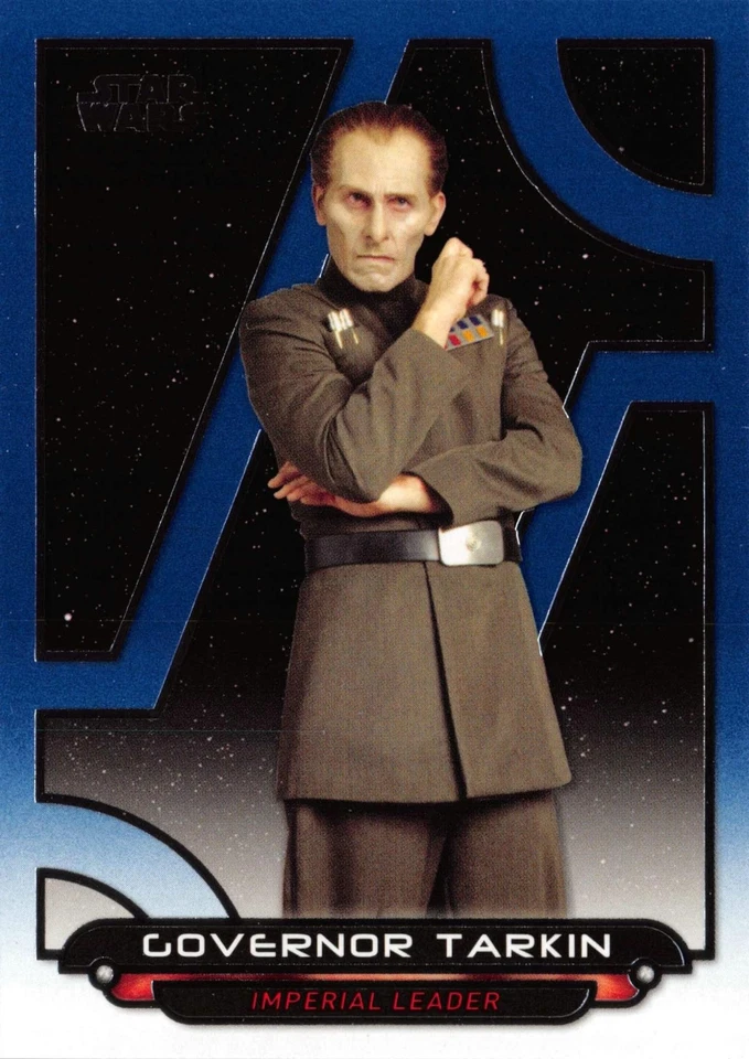 Star Wars Galactic Files (2018) BLUE PARALLEL BASE Card ROTS-20 GOVERNOR TARKIN - Image 1 of 2