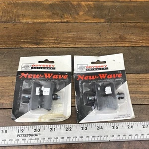 Old School BMX Odyssey Brake Pads NOS New Wave Competition Shoes Black Set 4 A1 - Picture 1 of 9