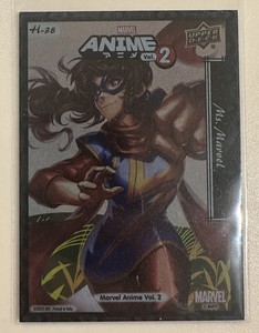 2023 Upper Deck Marvel Anime Vol 2 Hanafuda H-38 Ms. Marvel SP 1:380