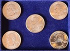 1999 P & D State Quarter 10 Bu Cn-Clad Coins