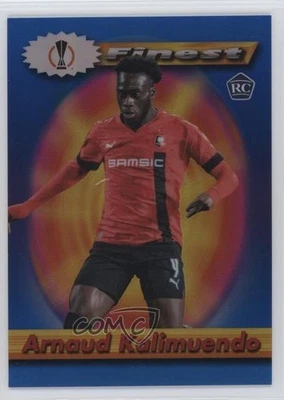 2022 Topps Finest Flashbacks UEFA Blue Refractor /99 Arnaud Kalimuendo Rookie RC - Image 1 of 2