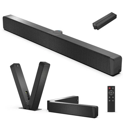 Soundbar Subwoofer 2.0 Kanal Bluetooth TV/PC Faltbare Lautsprecher 40W TWS USB - Bild 1 von 4