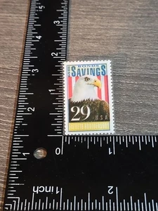 USA 29 Cent USPS Briefmarke Sparbriefe Pin Z1 - Bild 1 von 2