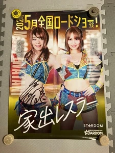 Mayu Iwatani Poster Runaway Wrestler Stardom Pro Wrestling Anna Hirai - Bild 1 von 2