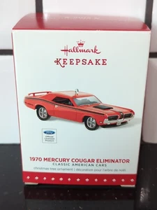 Hallmark 2015 Classic American Cars 25th 1970 Mercury Cougar Eliminator Ornament - Bild 1 von 5
