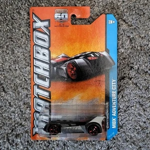Matchbox - Batmobile - MBX Adventure City - Gray/Silver - New on Card - Picture 1 of 5