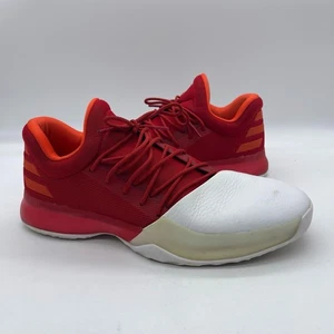 Adidas Harden Vol. 1 BW0547 Men's Size 13 Basketball Shoes Red White Sneakers - Picture 1 of 10