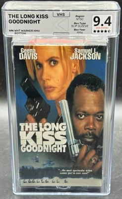 The Long Kiss Goodnight HVS Tape Warner Watermark Rewind Certified 9.4 Graded - Immagine 1 di 2