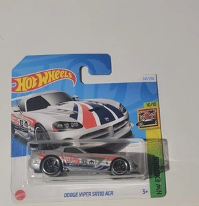 Hot Wheel SHORT CARD 2024 HW EXOTICS DODGE VIPER SRT10 ACR SILVER GRAY 10/10 - Picture 1 of 4