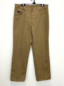R.M. Williams Stockyard Denim Jeans TJ191 Mens Size 36 S Light Tan Straight Leg - Picture 1 of 16