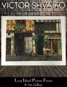 Victor Shvaiko Chez Salon Signed/Numbered L/ED Serigraph Print - Picture 1 of 5
