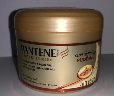 Pantene Gold Series Curl Defining аргановое масло для вьющихся локонов 7,6 жидких унц - Изображение 1 из 3