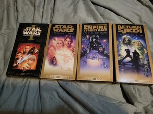 Star Wars VHS Lot 4 Tapes Trilogy Episode 1 Special Edition - Bild 1 von 7