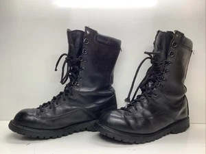 VTG MENS MATTERHORN MILITARY BLACK BOOTS SIZE 10.5 D - Picture 1 of 11