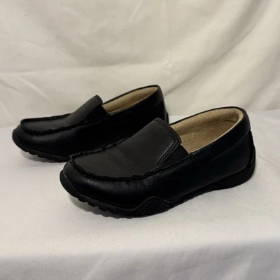Zapatos de vestir mocasines negros sin cordones The Children's Place para niños talla 12 Foto 1 de 4