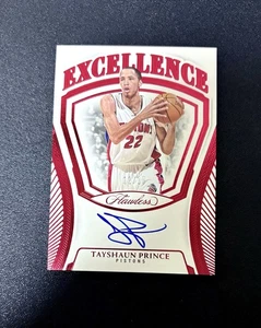TAYSHAUN PRINCE 2024-25 LUPENREIN EXCELLENCE SIGNATURE RUBINROT AUTO /15 - Bild 1 von 2