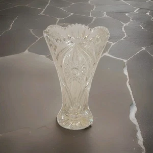 Germany Nachtmann 24% Lead CRYSTAL Vase 9.5" Florenz Glass Four Seasons CollectI - Picture 1 of 11